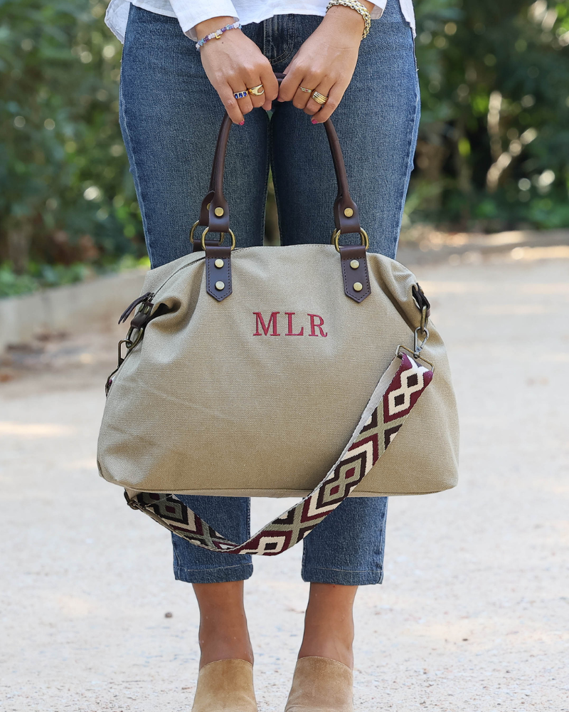 Taupefarbene Federica-Tasche