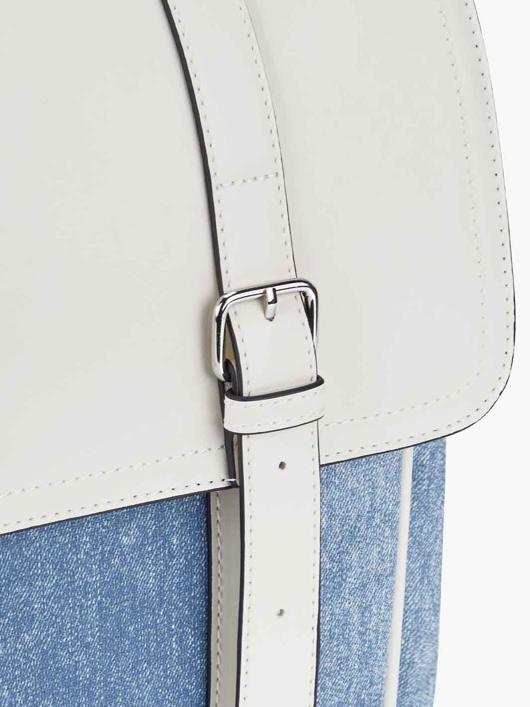 15,6-Zoll-Aktentasche aus Denim-inspiriertem PU-Gewebe