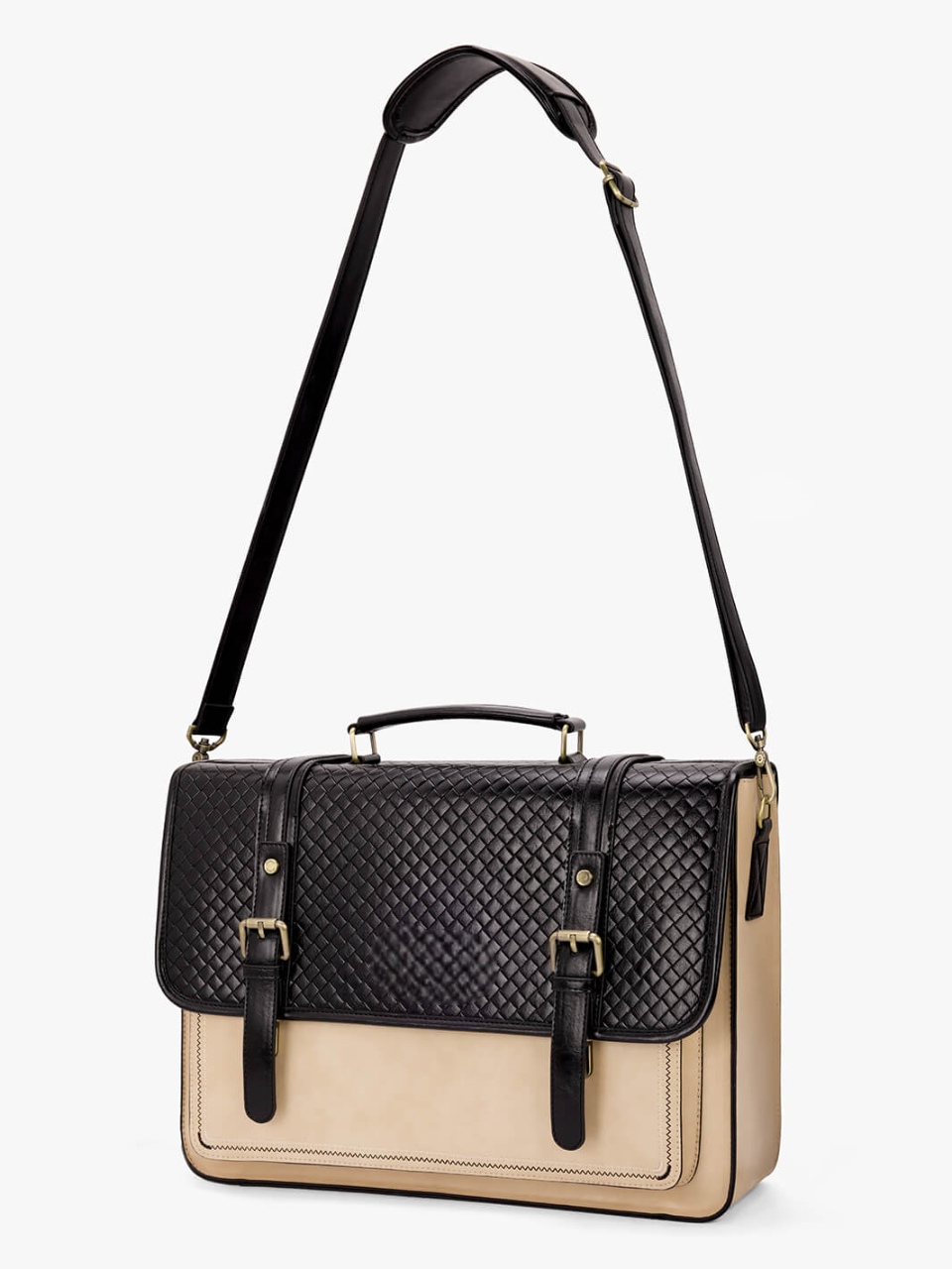 Aktentasche Dolce Weave aus veganem Leder