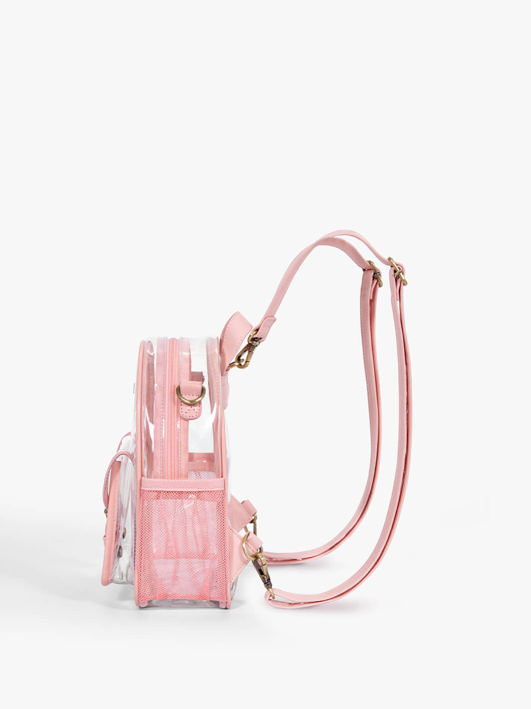 Lilas transparente Mini-Rucksäcke – Stadionzulassung