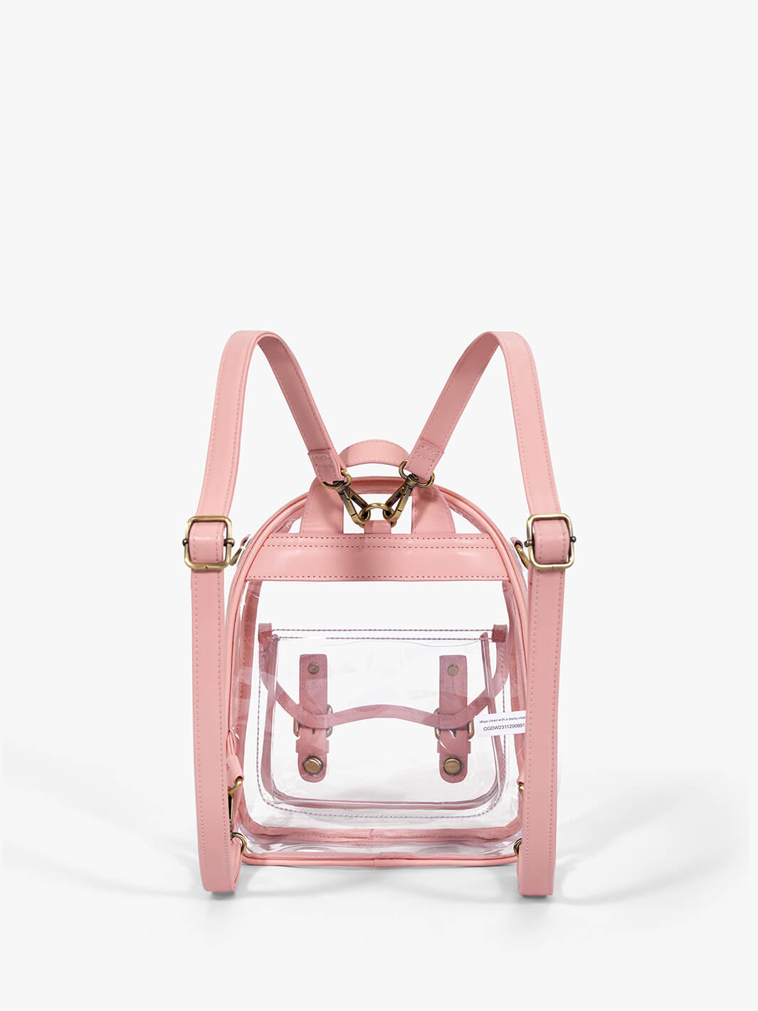 Lilas transparente Mini-Rucksäcke – Stadionzulassung