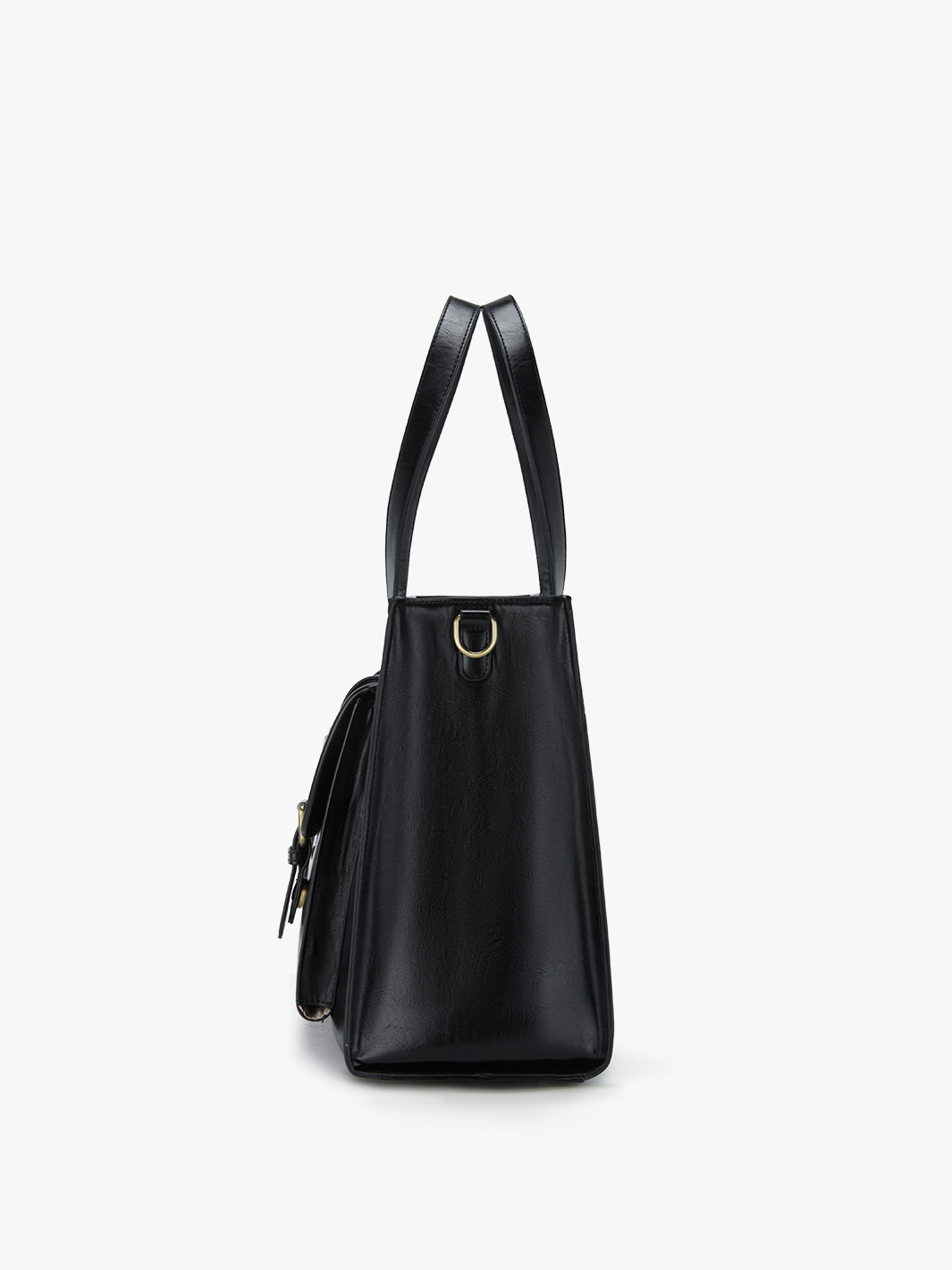 Olivias klassische Laptop-Handtasche aus veganem Leder