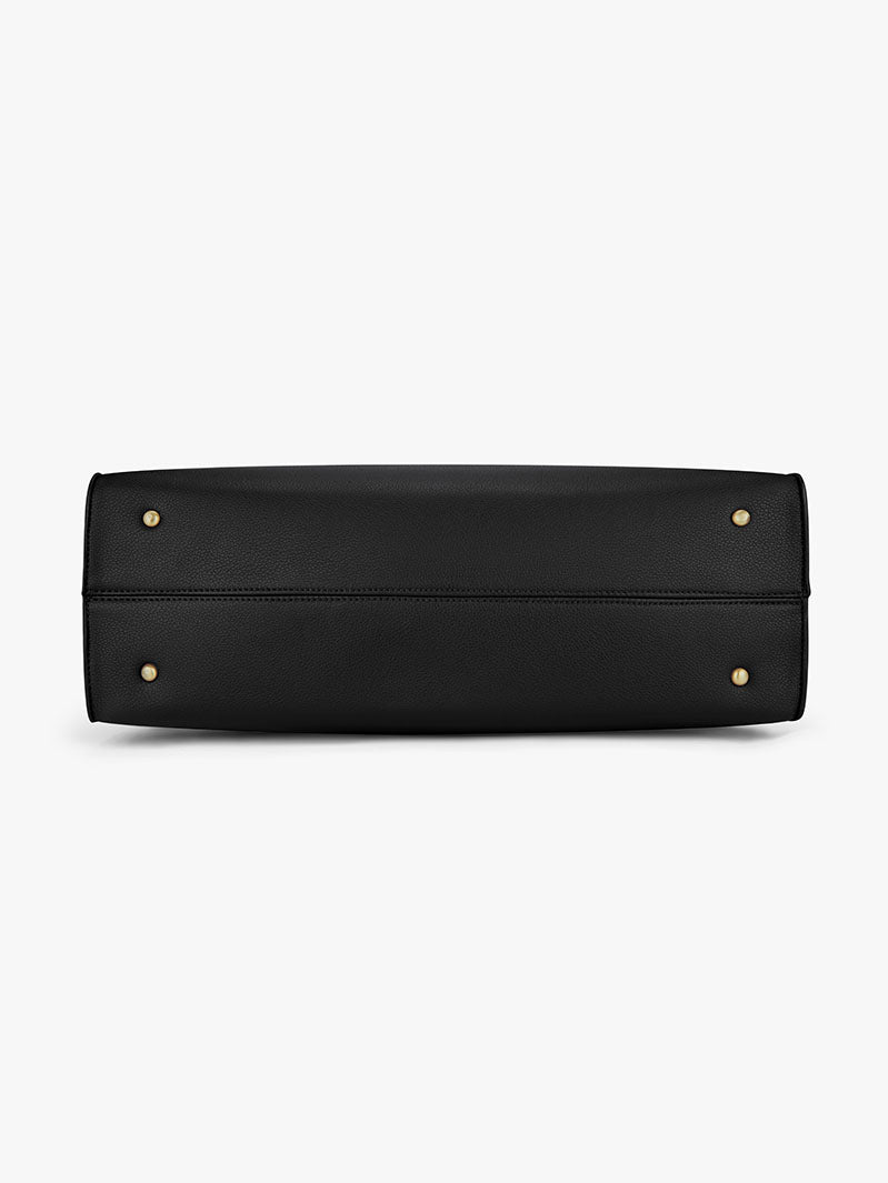Vielseitige 15,6-Zoll-Laptop-Aktentasche aus veganem Leder für Damen