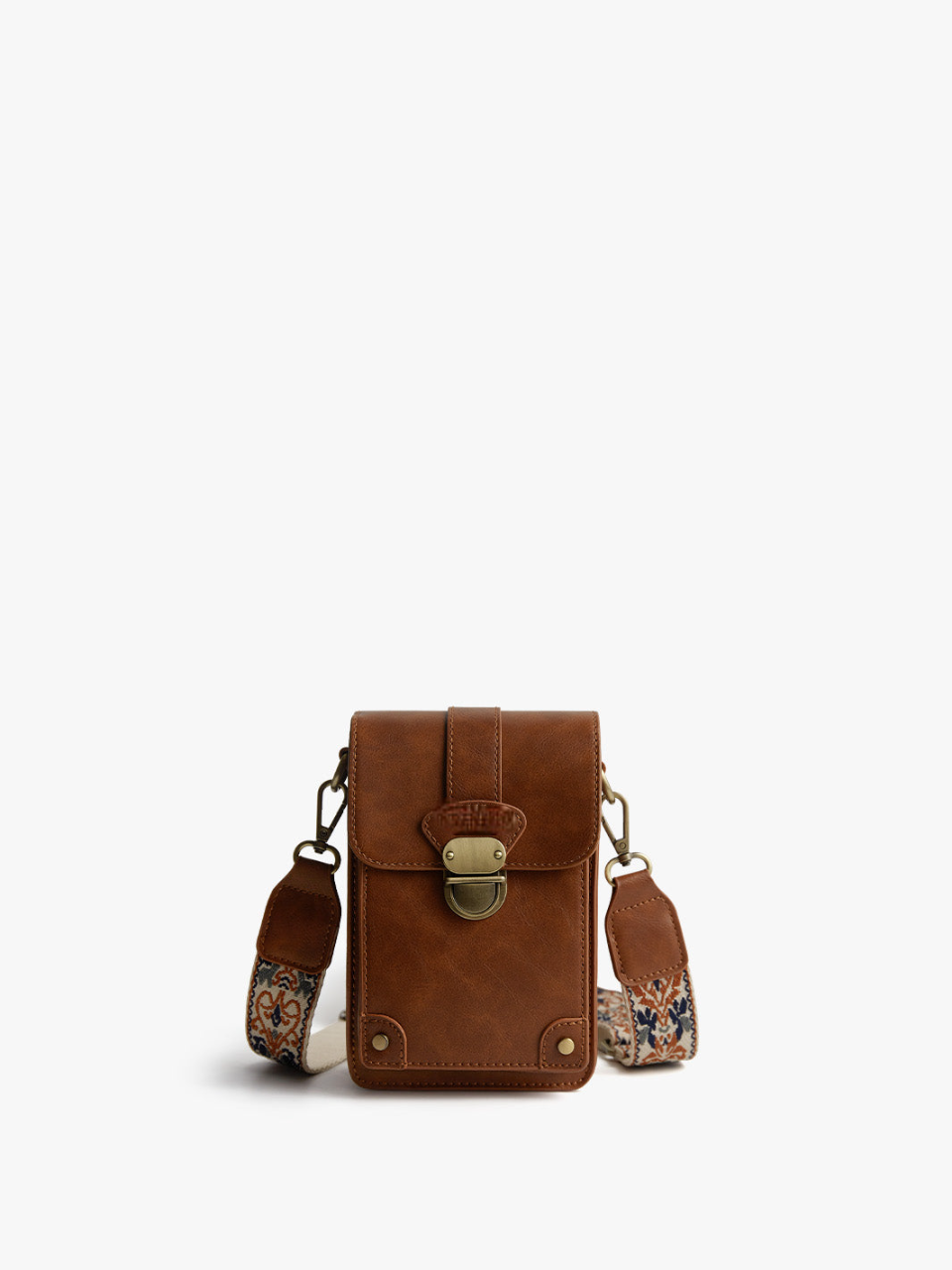 Kleine Vintage Crossbody-Handytasche für Damen