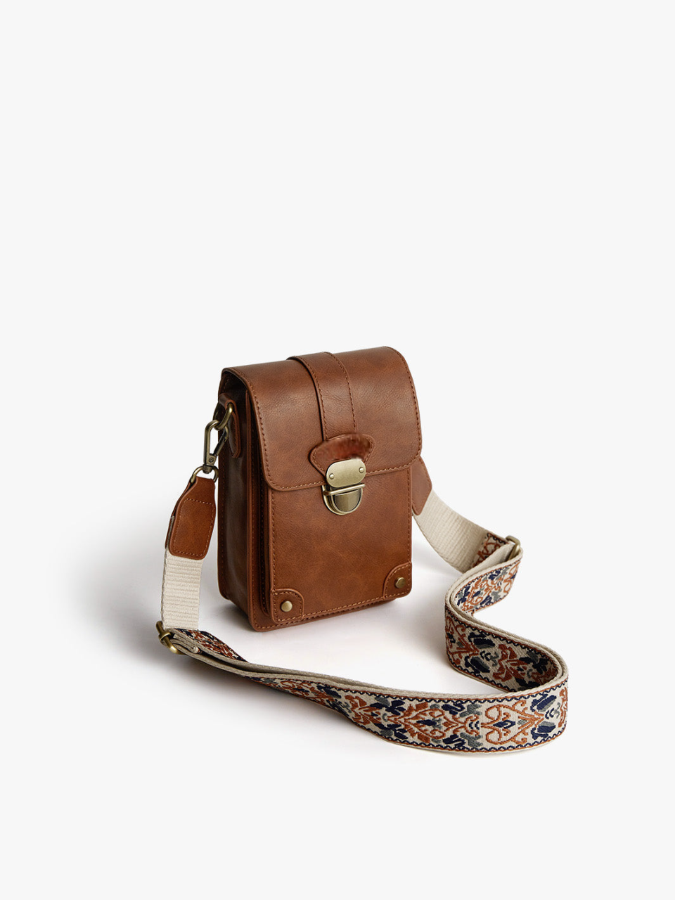 Kleine Vintage Crossbody-Handytasche für Damen