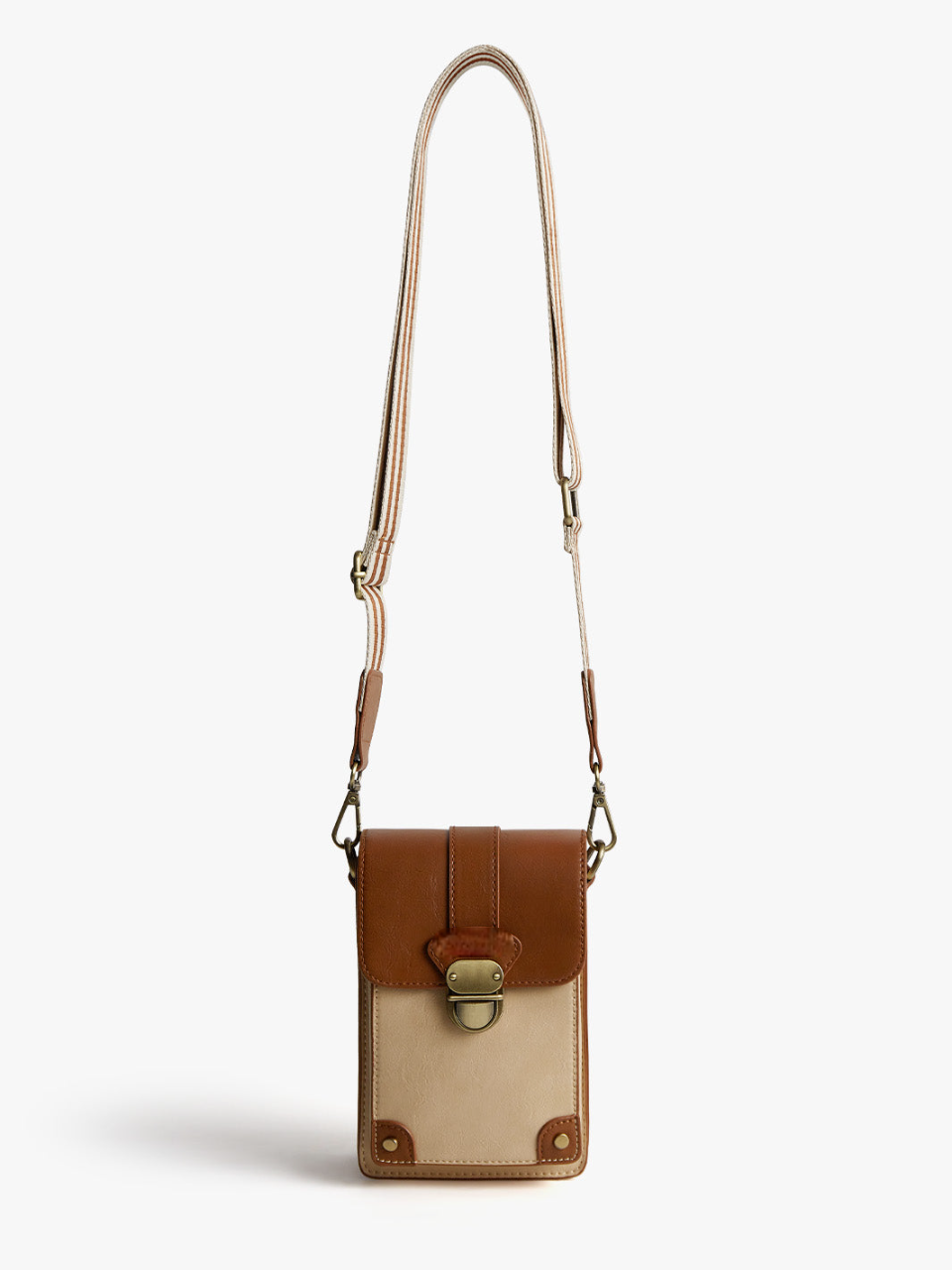 Kleine Vintage Crossbody-Handytasche für Damen