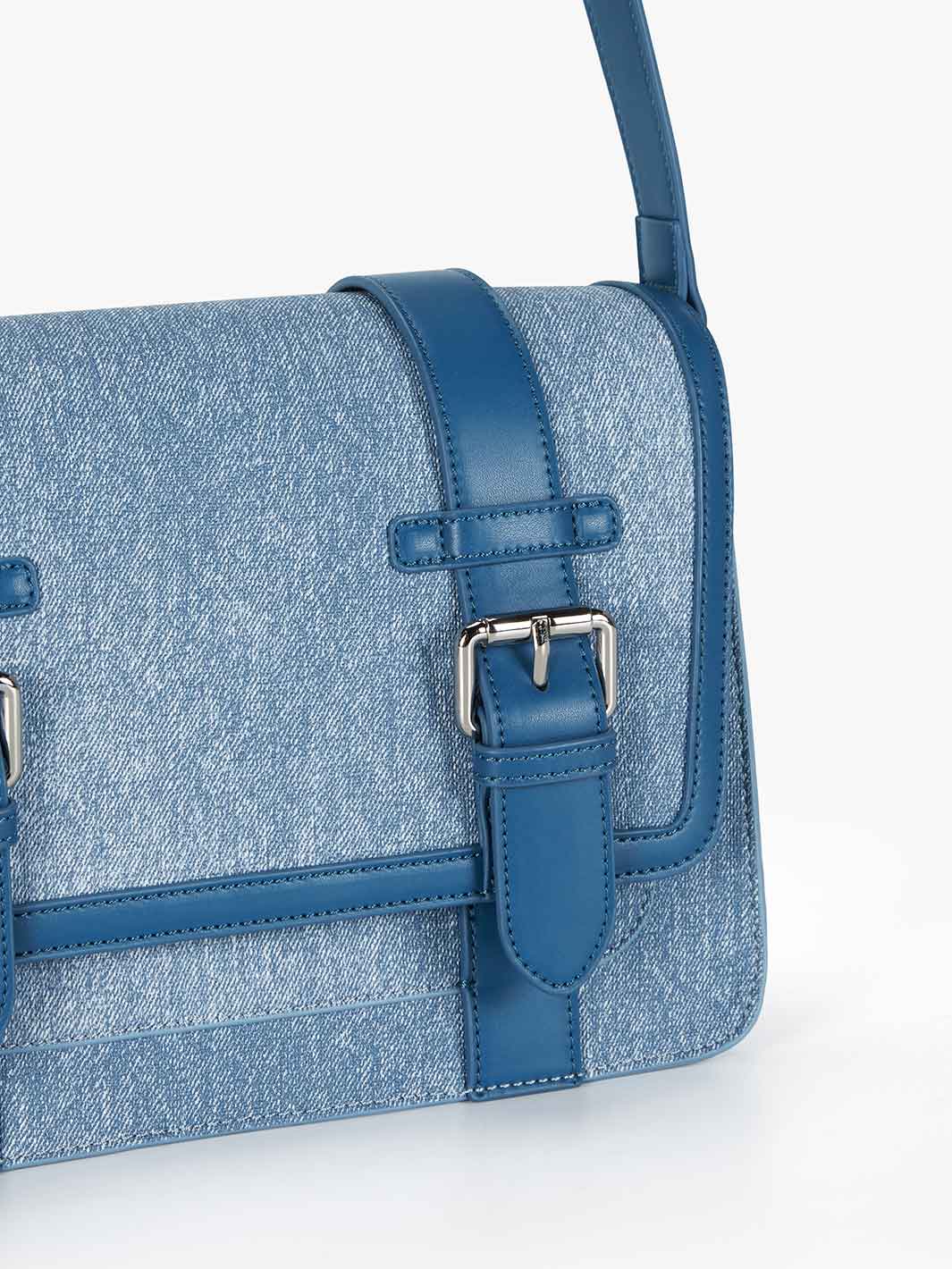 Jane Messenger Bag - Jeansleder