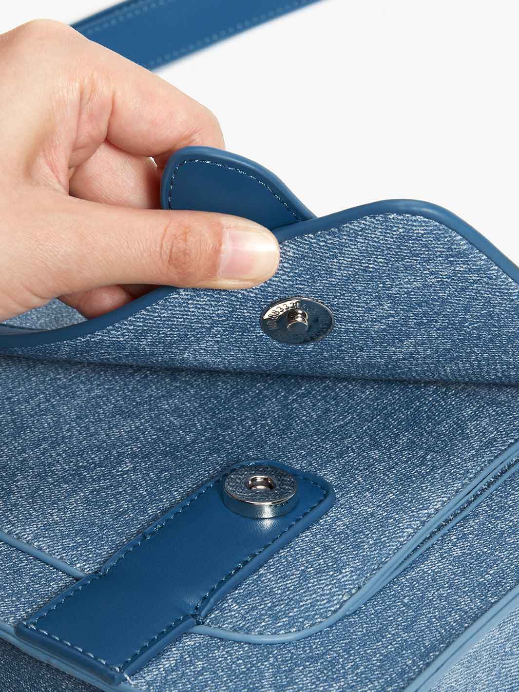 Jane Messenger Bag - Jeansleder