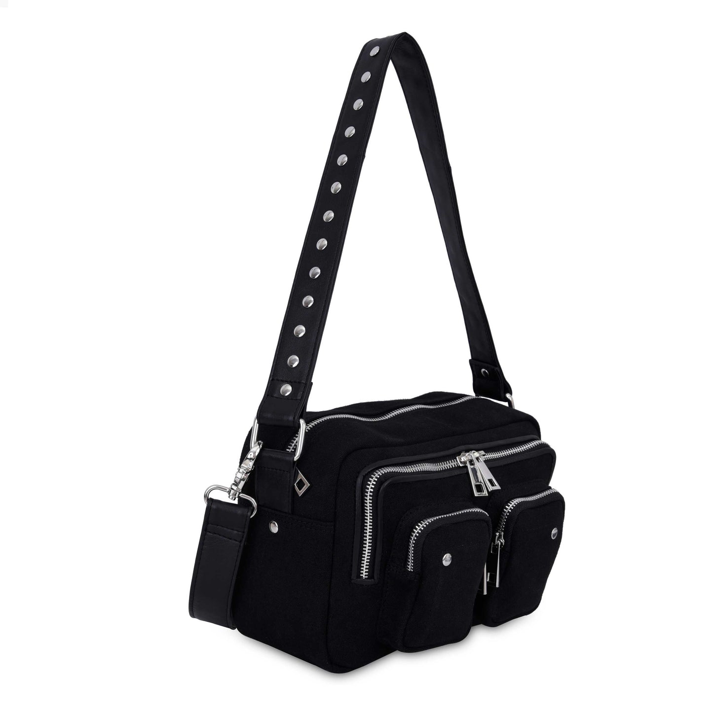 Ellie recyceltes Canvas schwarz