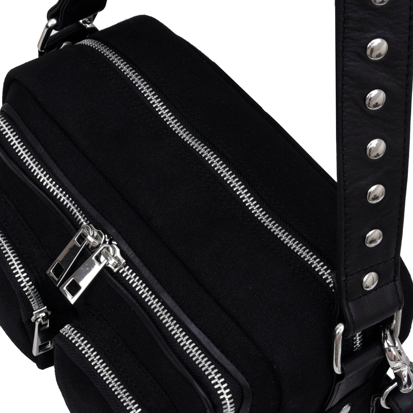 Ellie recyceltes Canvas schwarz