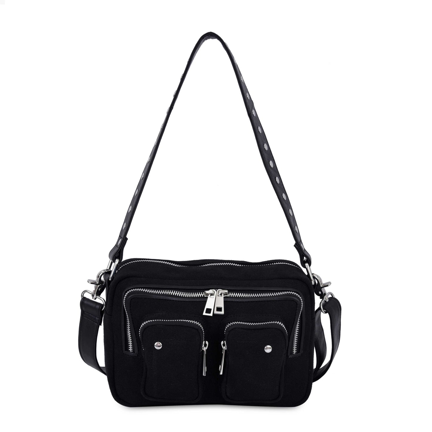 Ellie recyceltes Canvas schwarz