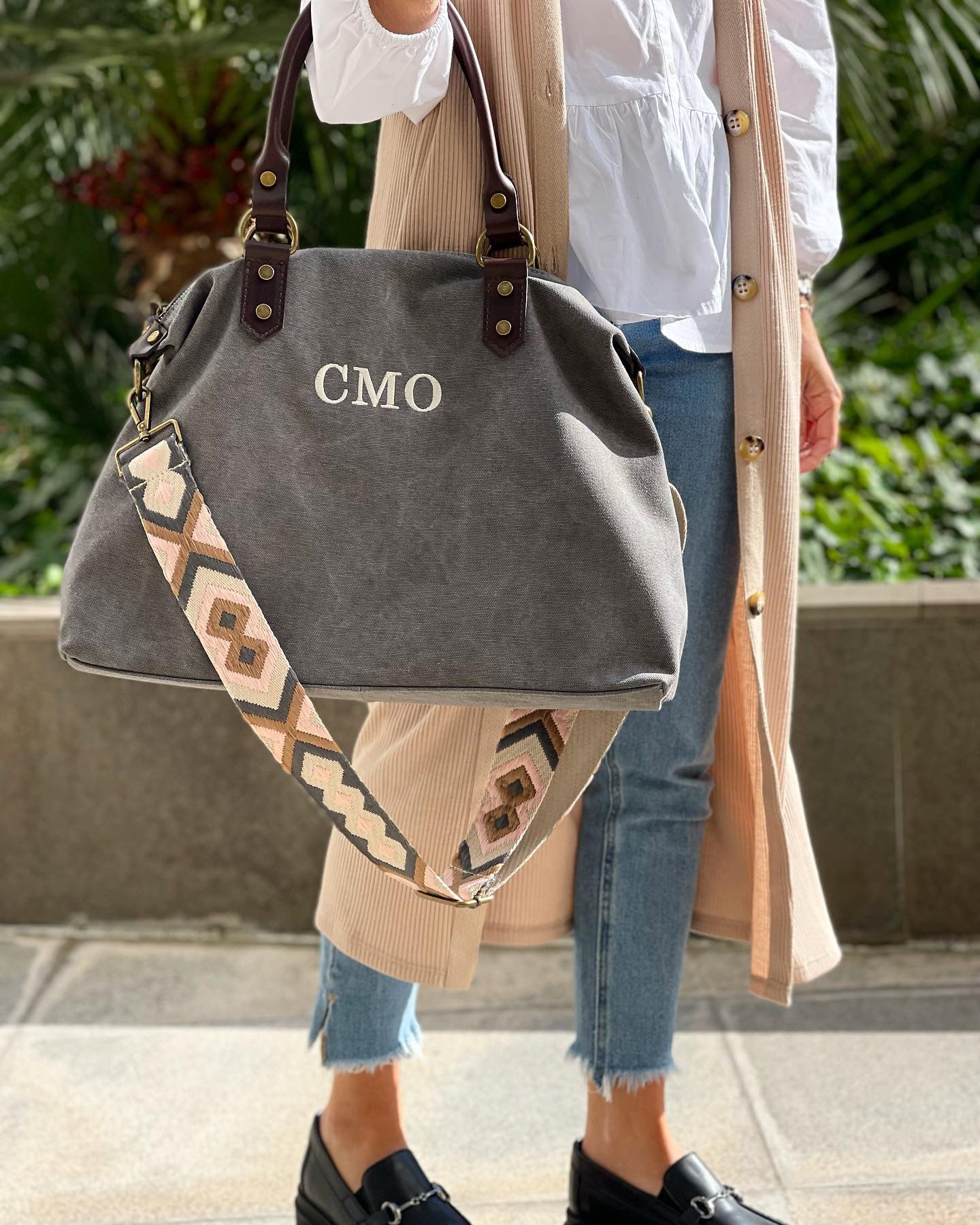 Graue Federica Tasche
