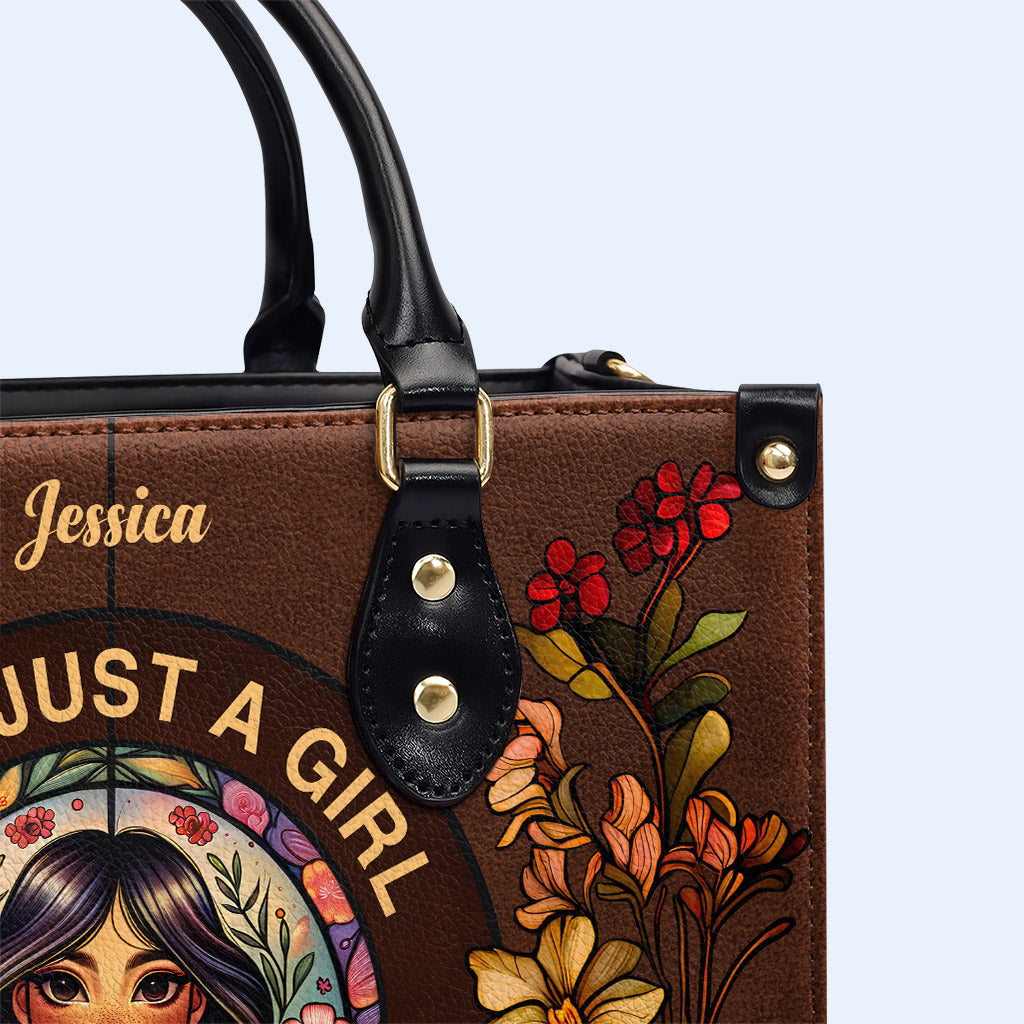 She's On Fire - Personalisierte Lederhandtasche - HG53