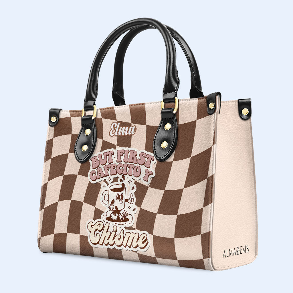 Wählen Sie Ihren Stil - Mujer Fuerte - Personalisierte Lederhandtasche - HG58