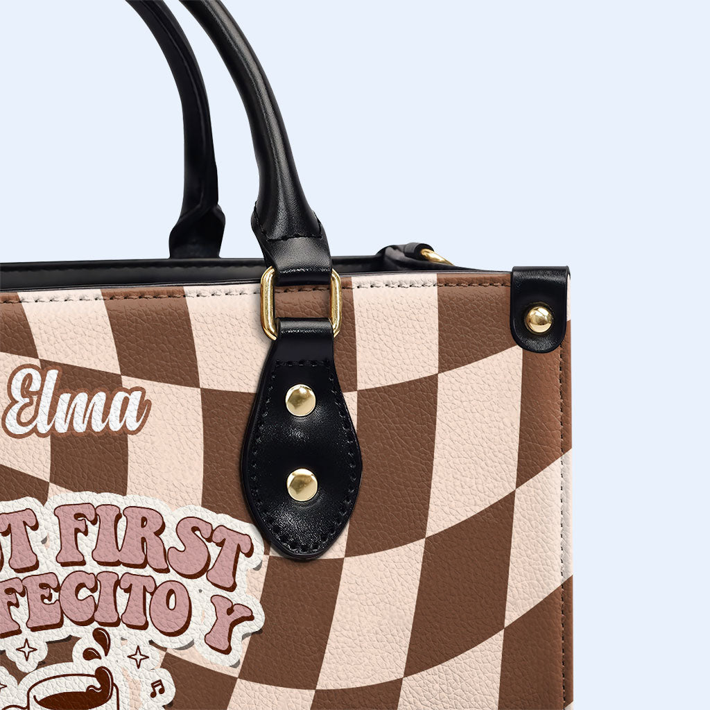 Wählen Sie Ihren Stil - Mujer Fuerte - Personalisierte Lederhandtasche - HG58