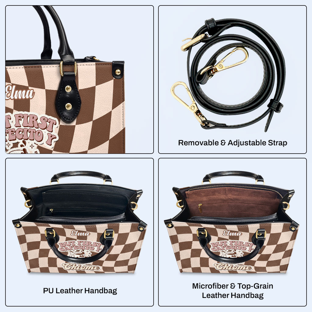 Wählen Sie Ihren Stil - Mujer Fuerte - Personalisierte Lederhandtasche - HG58