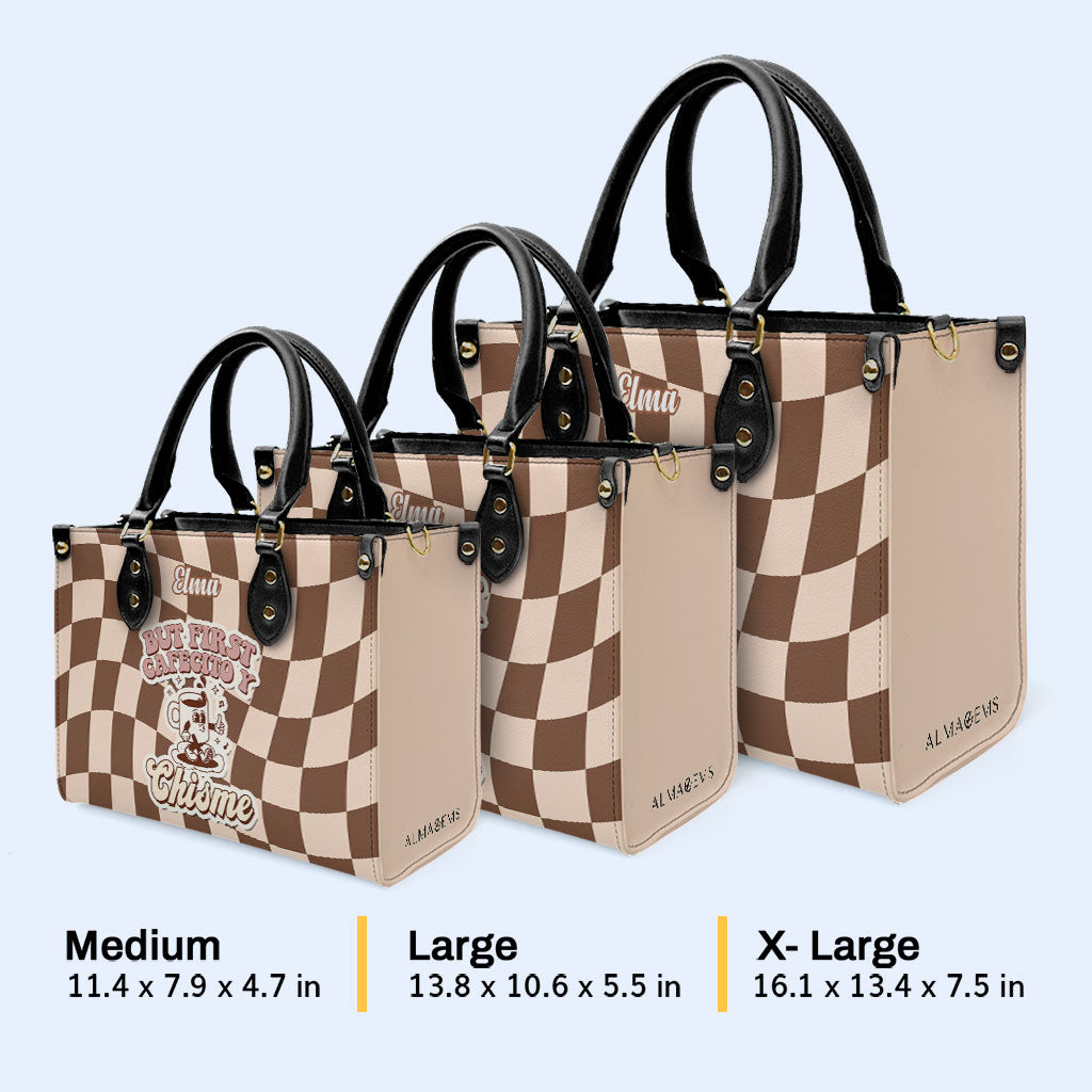 Wählen Sie Ihren Stil - Mujer Fuerte - Personalisierte Lederhandtasche - HG58