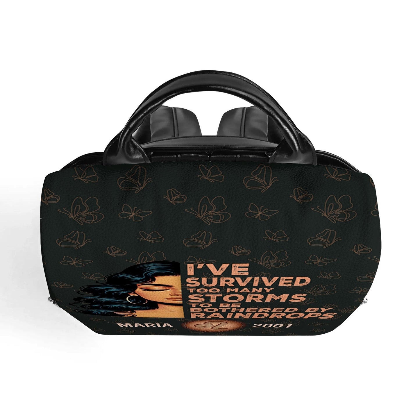 I've Survived Too Many Storms To Be Bothered By Raindrops - Personalized Custom Leather BackPack - HS027_BP