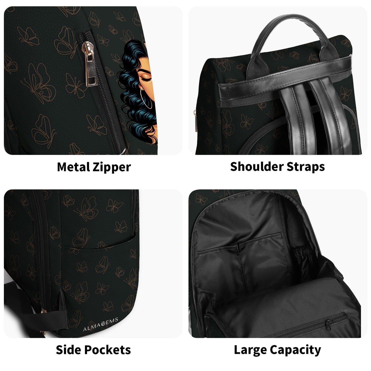 I've Survived Too Many Storms To Be Bothered By Raindrops - Personalized Custom Leather BackPack - HS027_BP