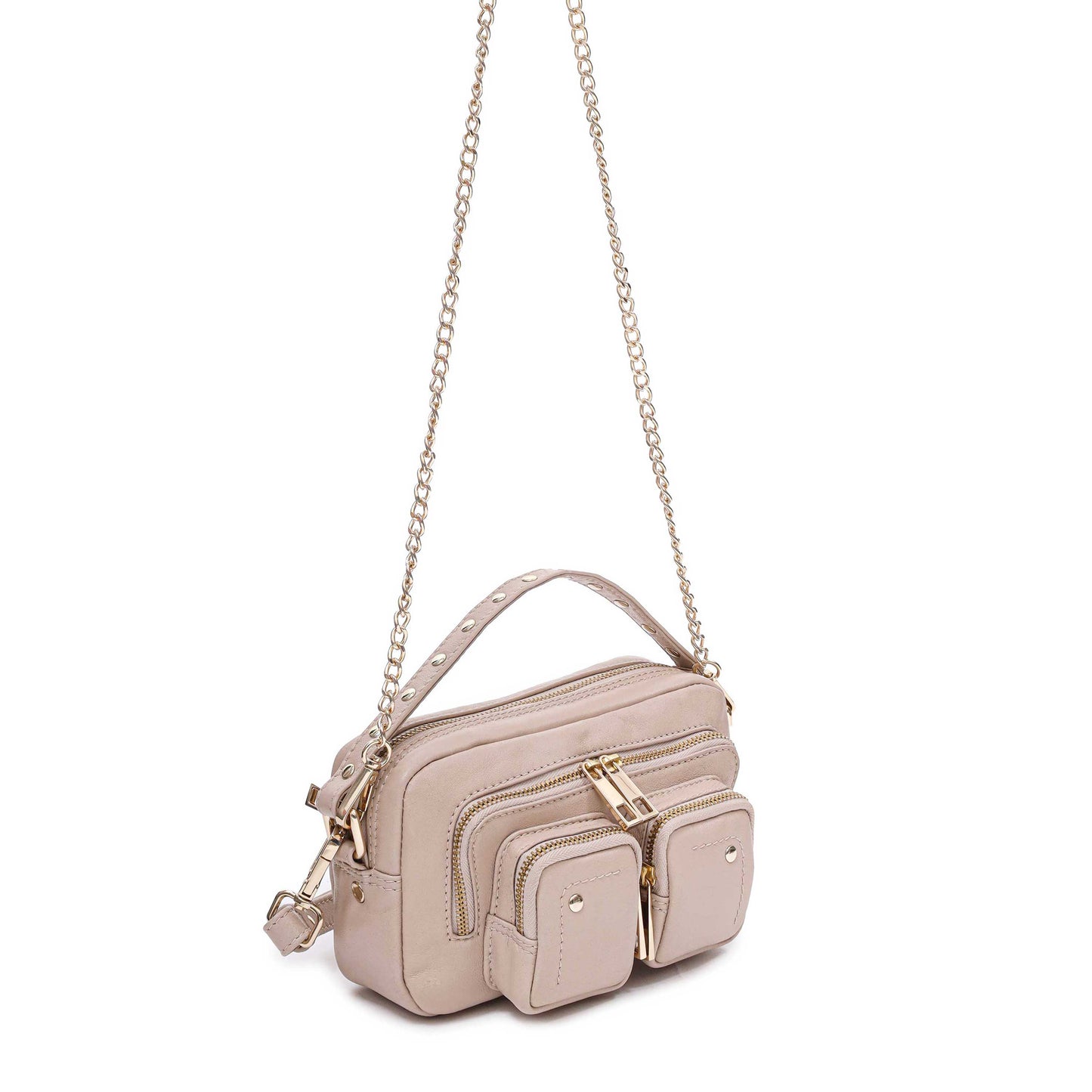 Helena Puffschaf Beige mit Gold
