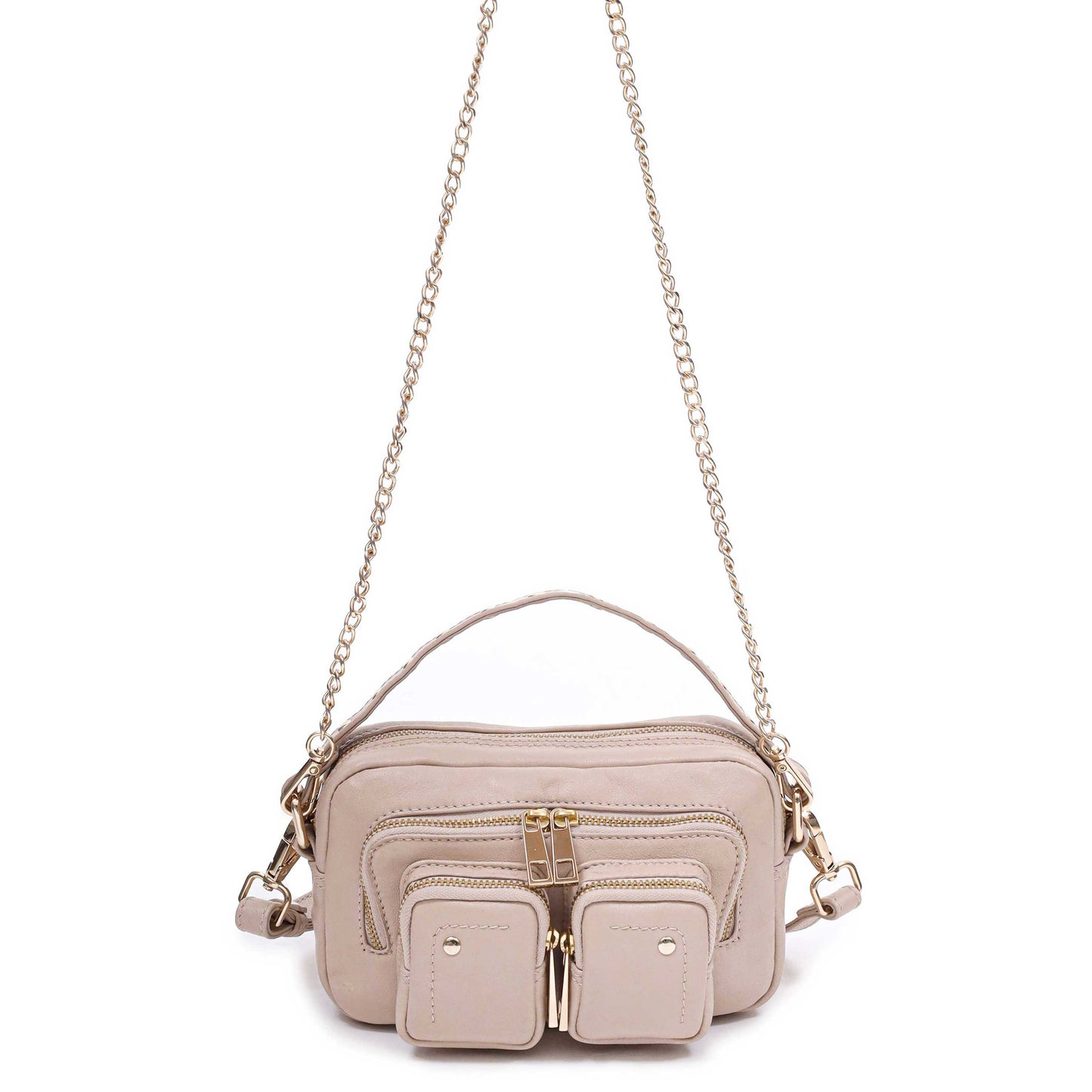 Helena Puffschaf Beige mit Gold