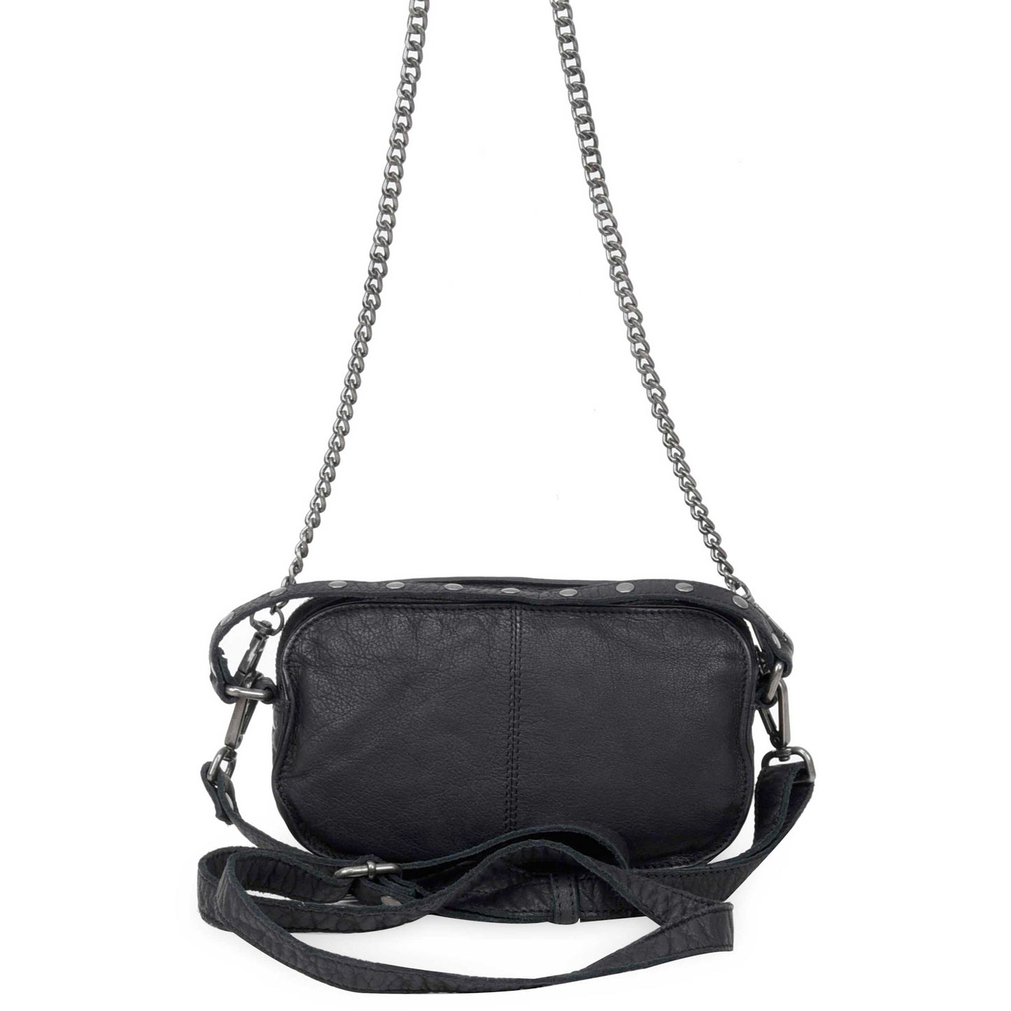 Helena Rivet Washed Black mit Antiksilber