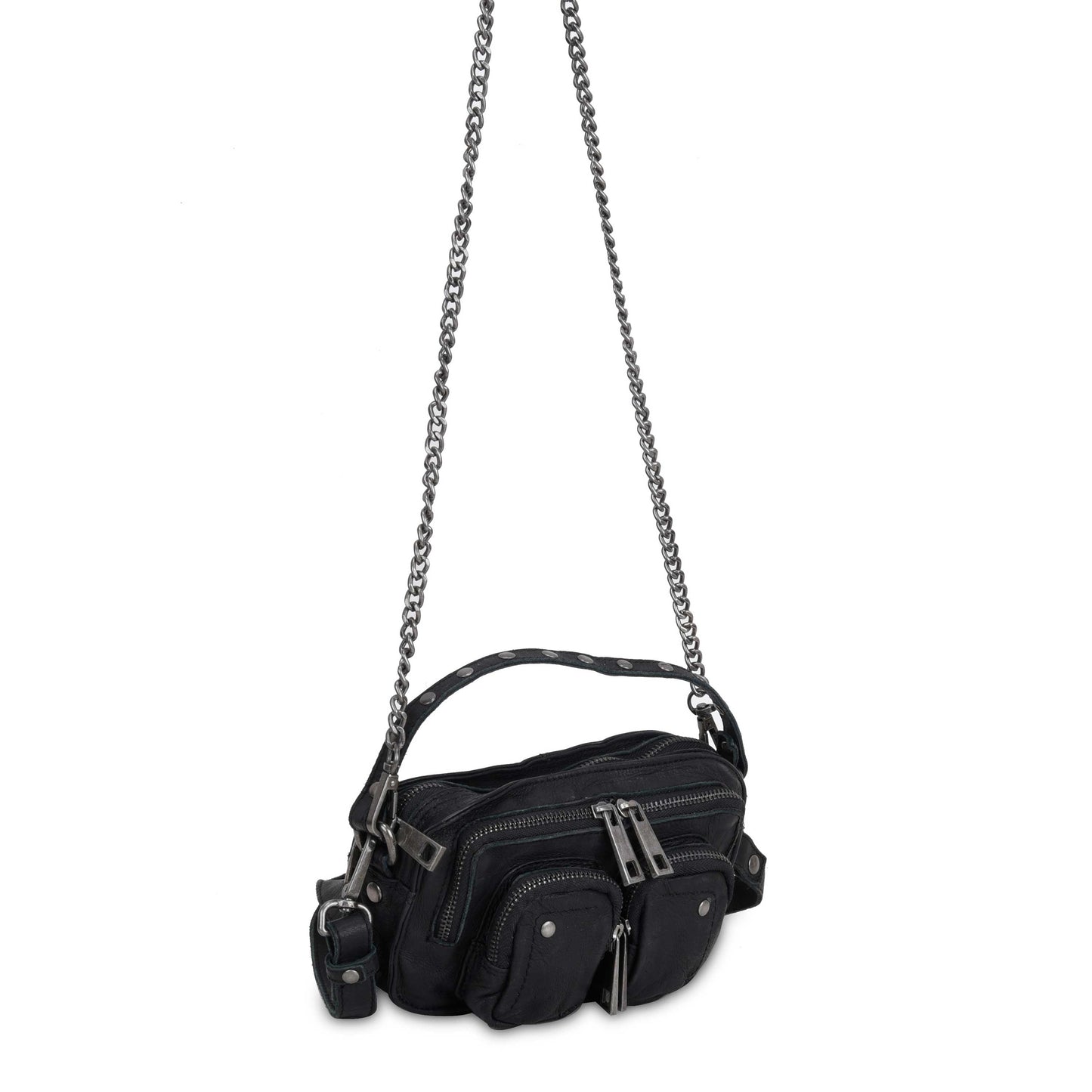 Helena Washed Black mit Antiksilber