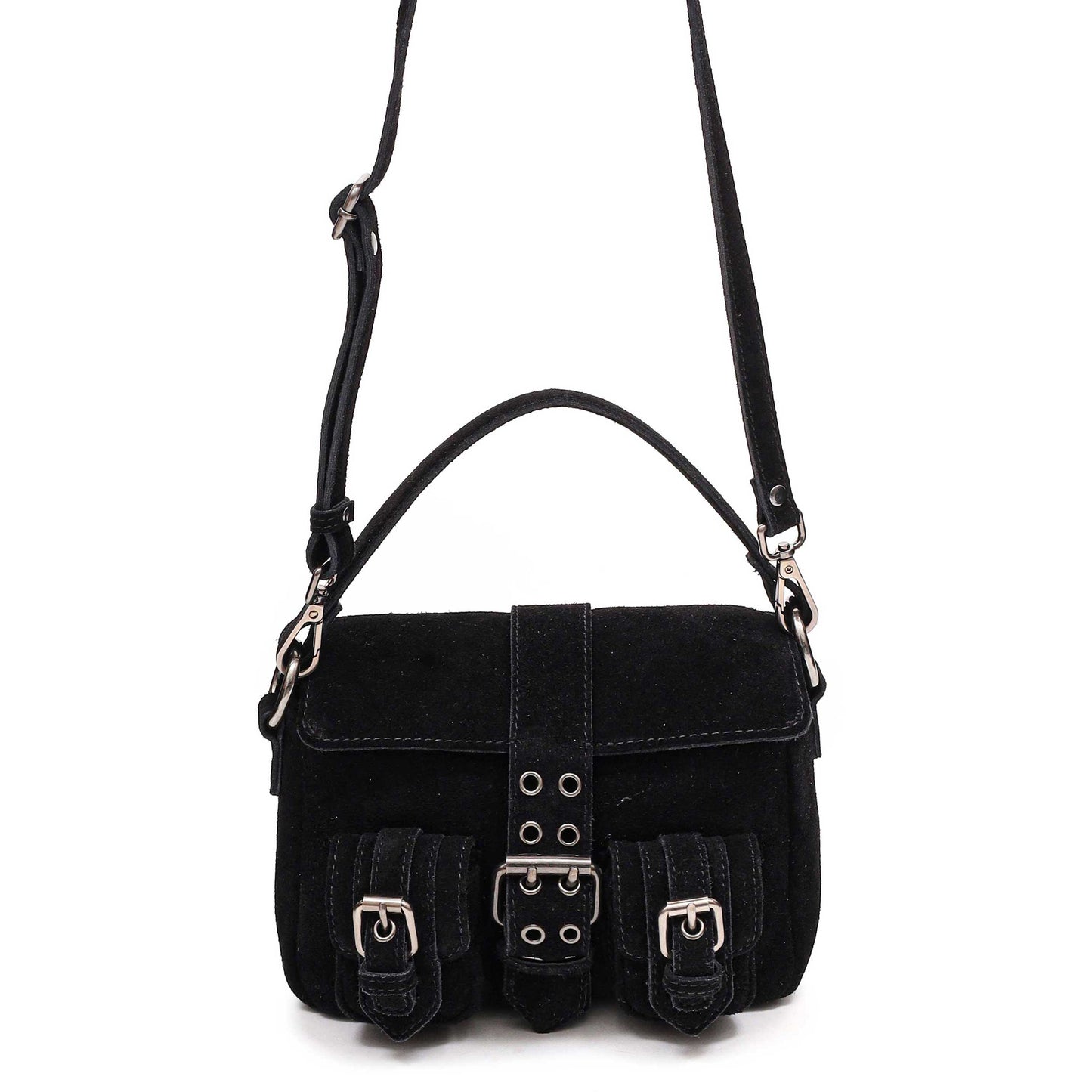 Honey Buckle Wildleder Schwarz