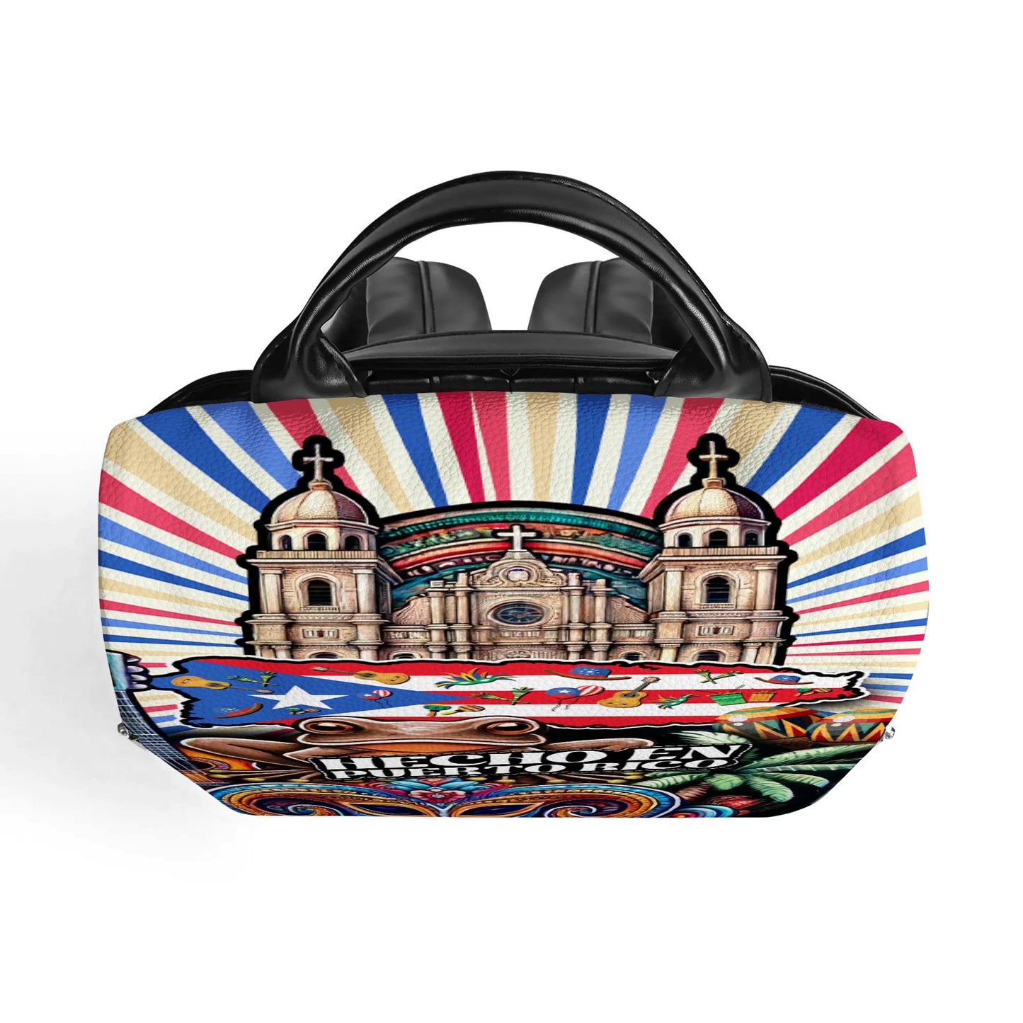 Hecho En Puerto Rico – Personalisierter Lederrucksack – LA006_BP