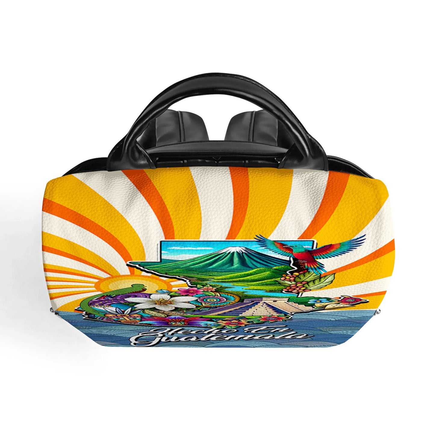 Hecho En Guatemala - Personalisierter Lederrucksack - LA007_BP