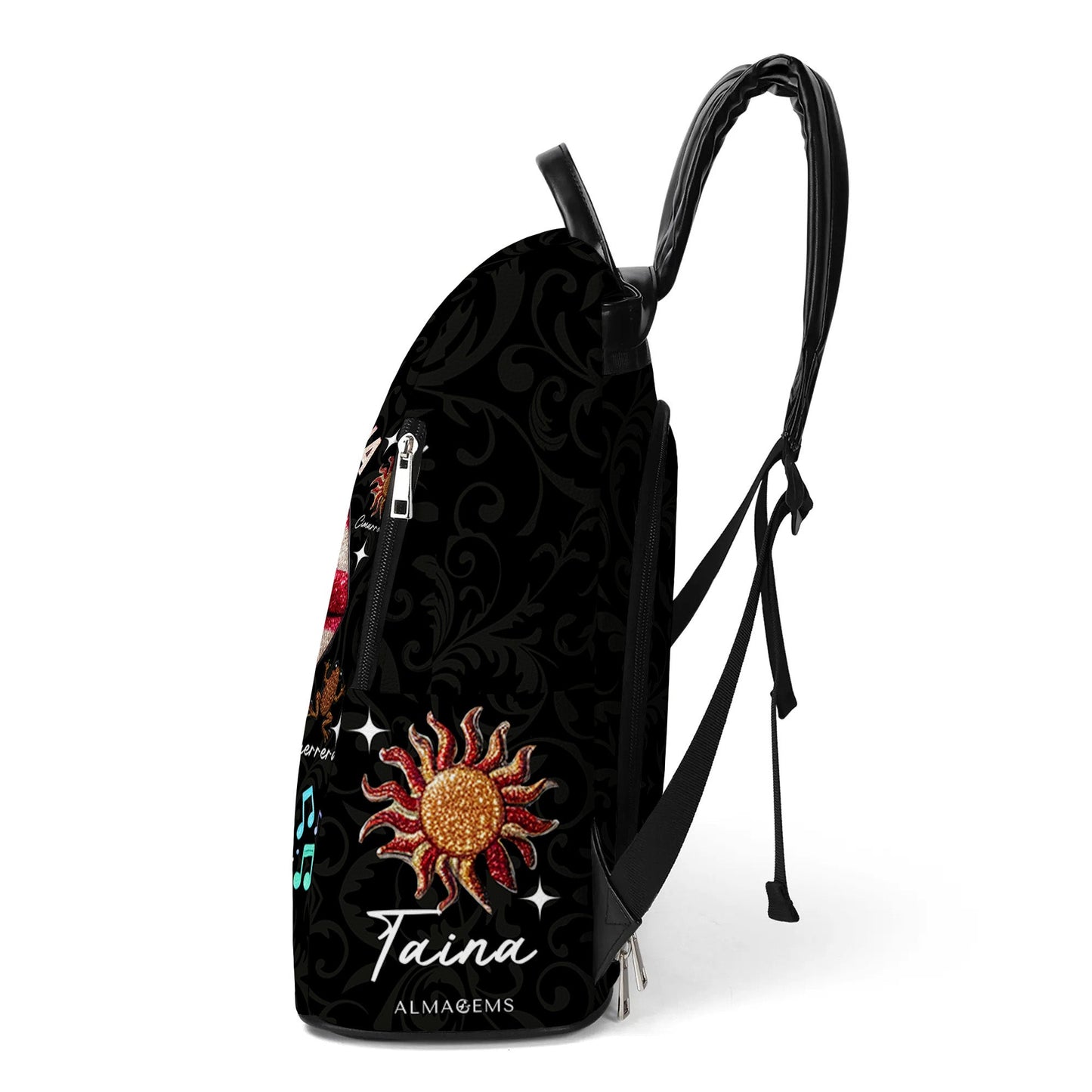 Ich bin Boricua. Pero No Te Pases - Personalisierter Lederrucksack - LA011_BP