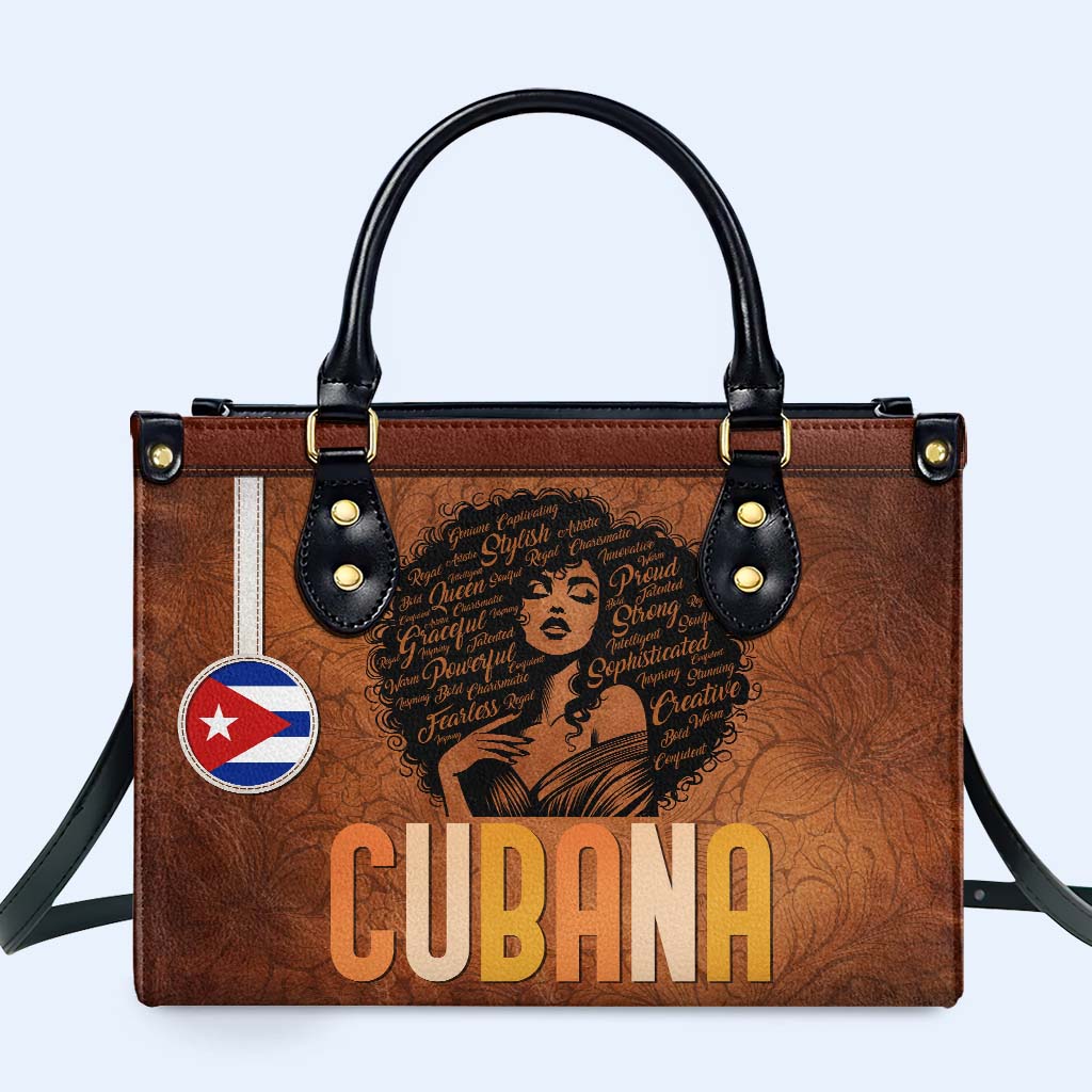 Inside The Latin Girl - Personalisierte Lederhandtasche - LA035_HB