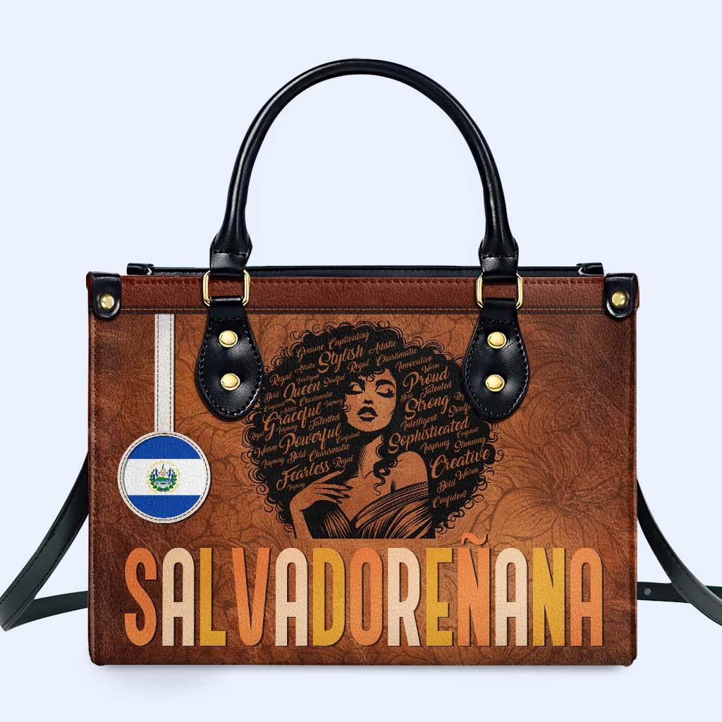 Inside The Latin Girl - Personalisierte Lederhandtasche - LA035_HB