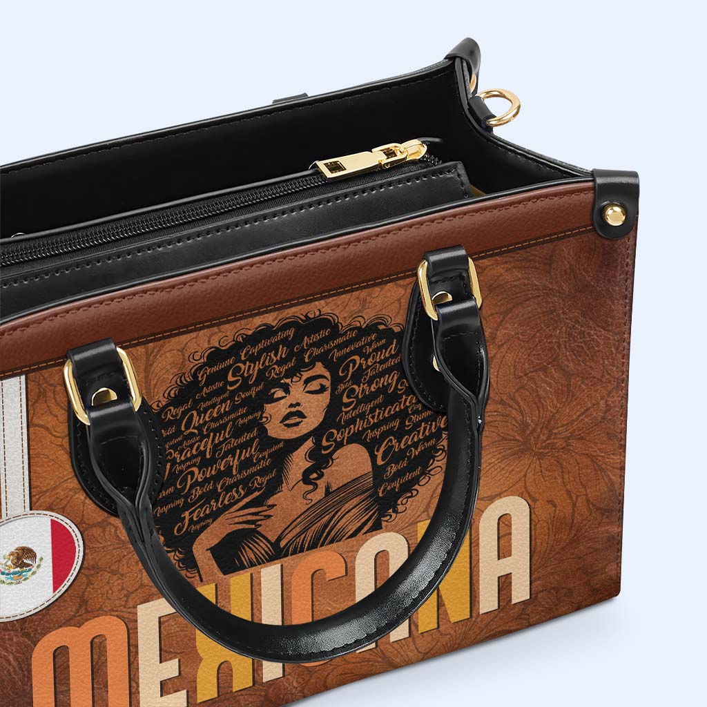 Inside The Latin Girl - Personalisierte Lederhandtasche - LA035_HB