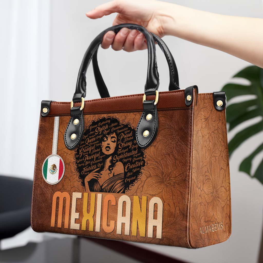 Inside The Latin Girl - Personalisierte Lederhandtasche - LA035_HB