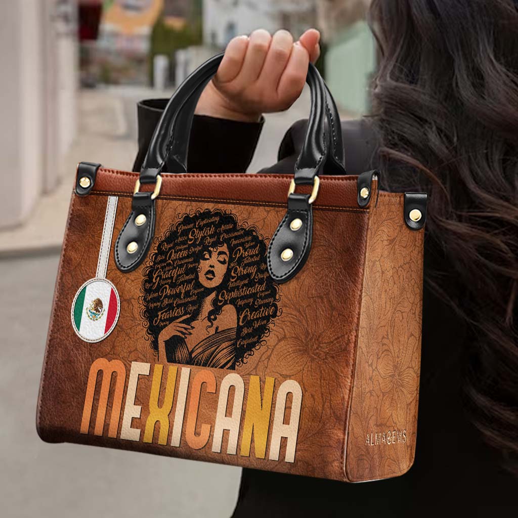 Inside The Latin Girl - Personalisierte Lederhandtasche - LA035_HB
