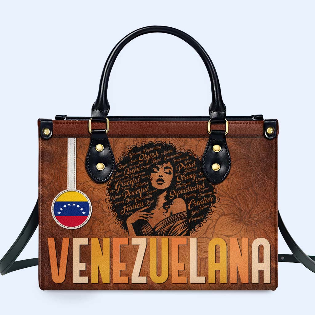 Inside The Latin Girl - Personalisierte Lederhandtasche - LA035_HB