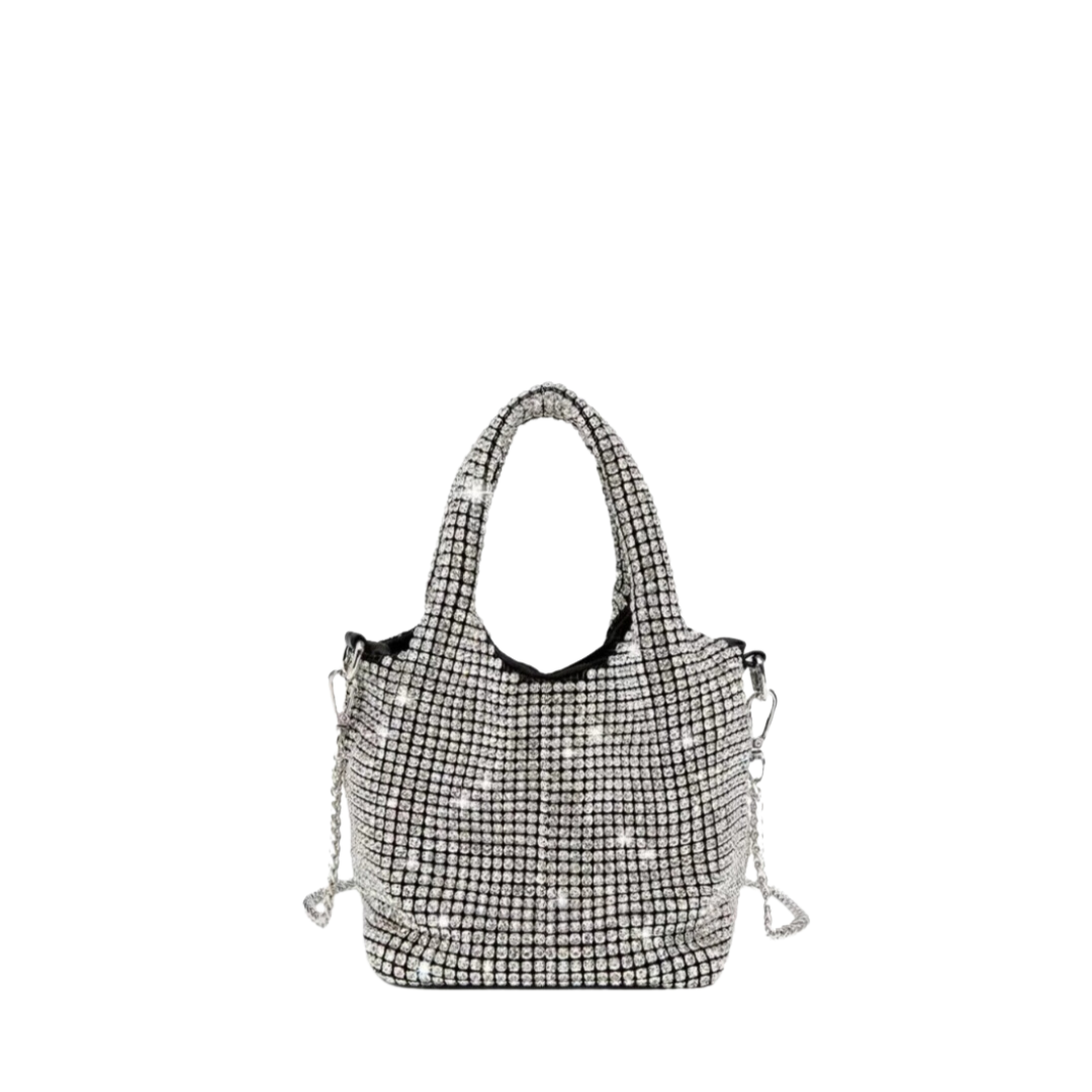 Clara Handtasche mit funkelnden Strasssteinen