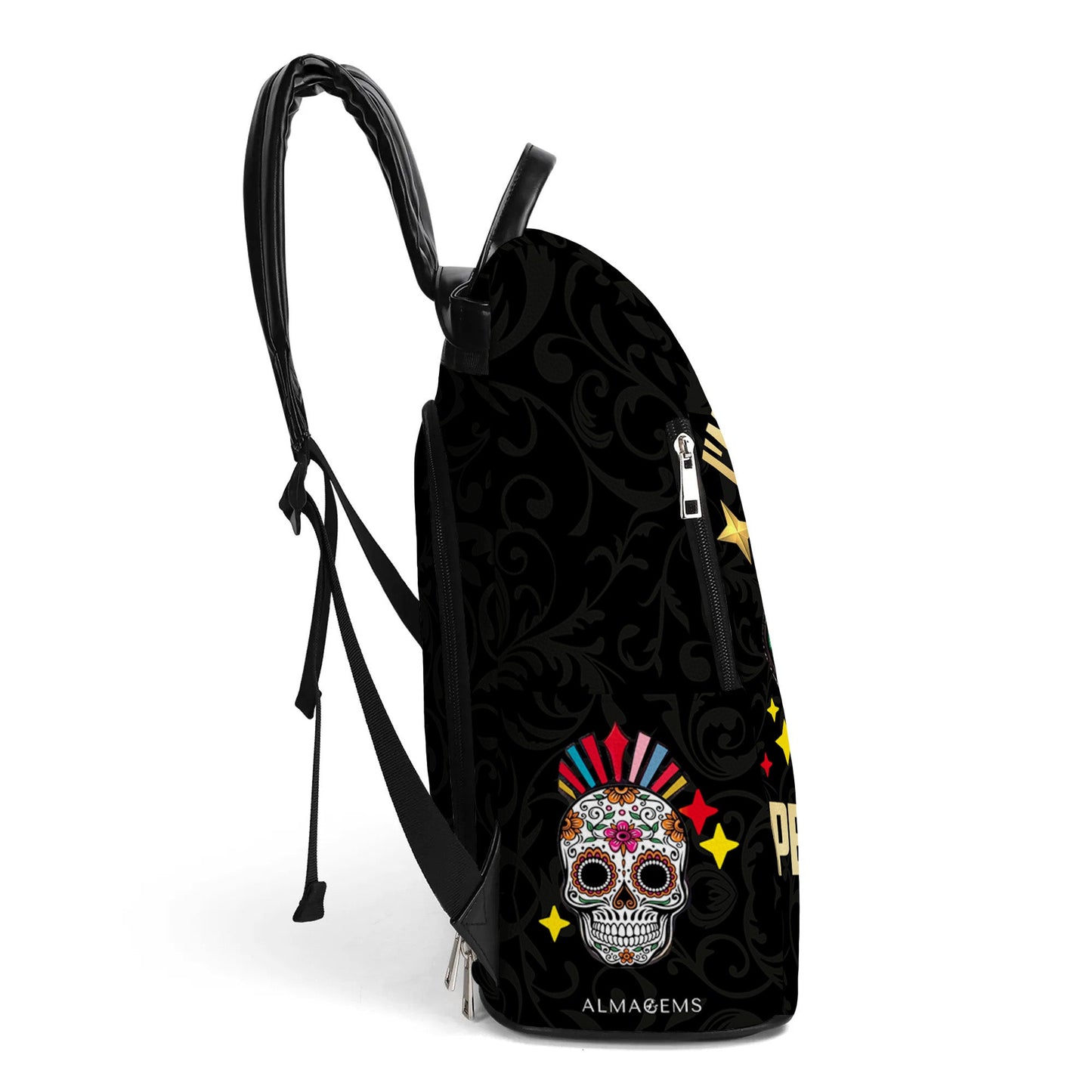 Ich bin Mexikaner, Pero No Te Pases – Personalisierter Lederrucksack – ME046_BP