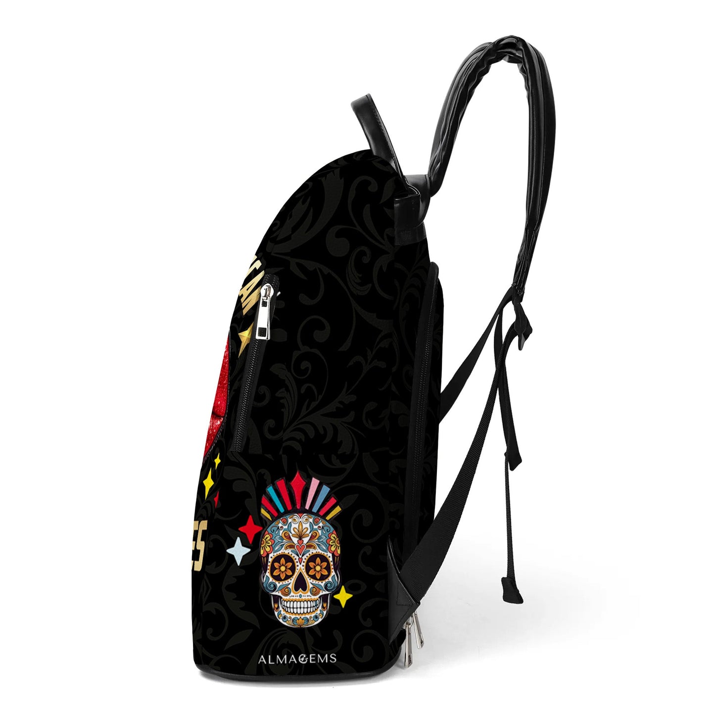 Ich bin Mexikaner, Pero No Te Pases – Personalisierter Lederrucksack – ME046_BP