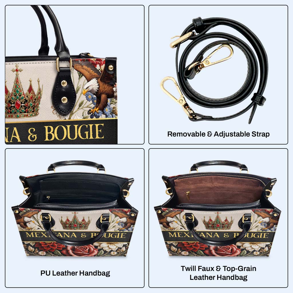 MEXICANA & BOUGIE - Personalisierte Lederhandtasche - ME049_HB