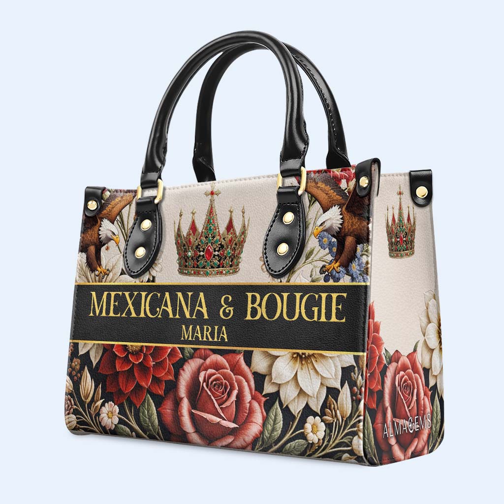 MEXICANA & BOUGIE - Personalisierte Lederhandtasche - ME049_HB