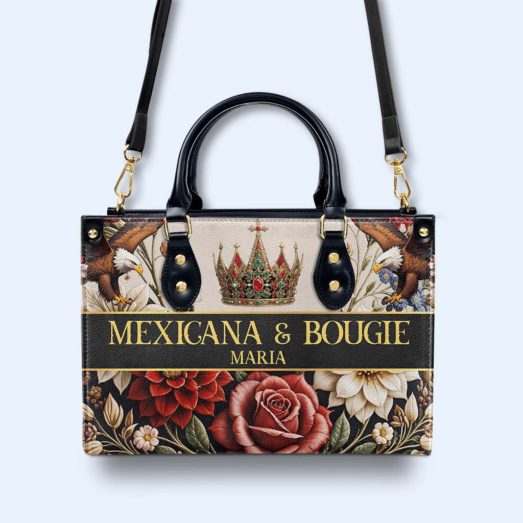 MEXICANA & BOUGIE - Personalisierte Lederhandtasche - ME049_HB