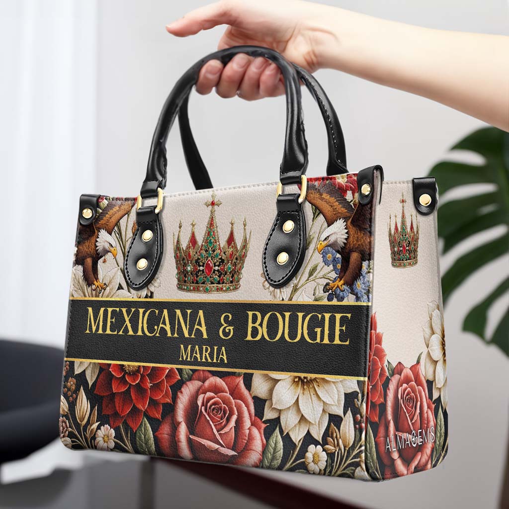 MEXICANA & BOUGIE - Personalisierte Lederhandtasche - ME049_HB