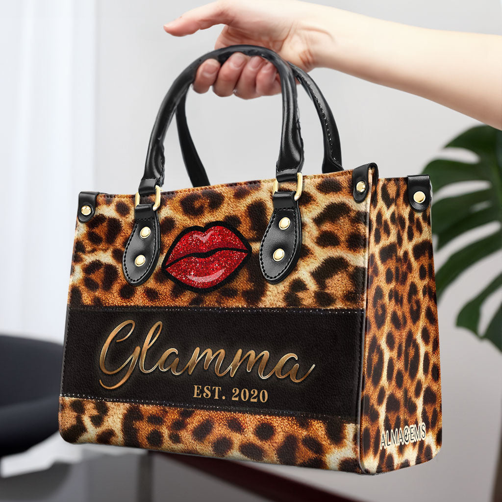 Glamma - Personalisierte Lederhandtasche - MM09