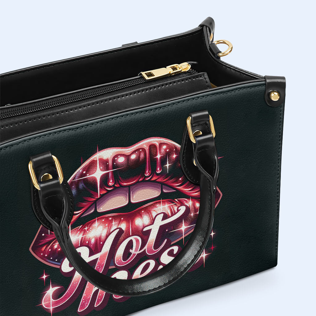 Hot Mess - Personalisierte Lederhandtasche - MM18