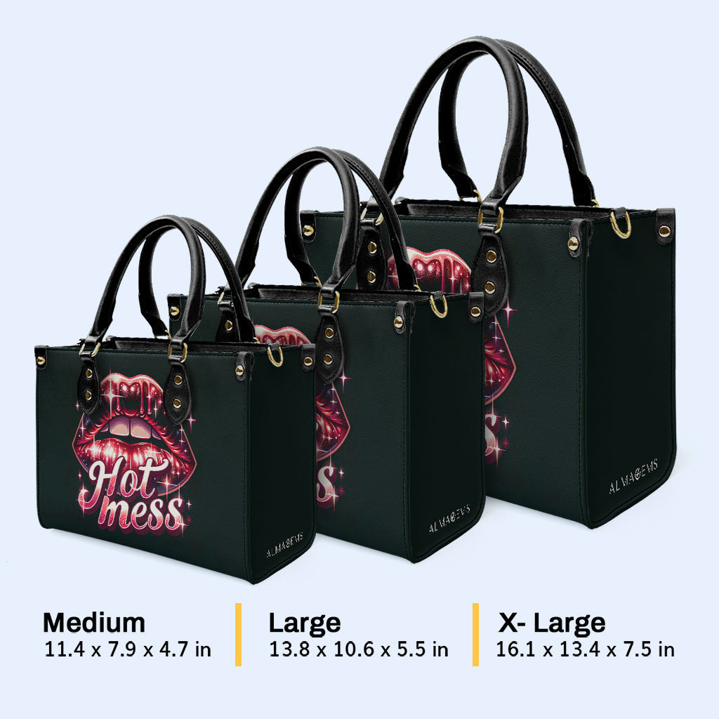 Hot Mess - Personalisierte Lederhandtasche - MM18