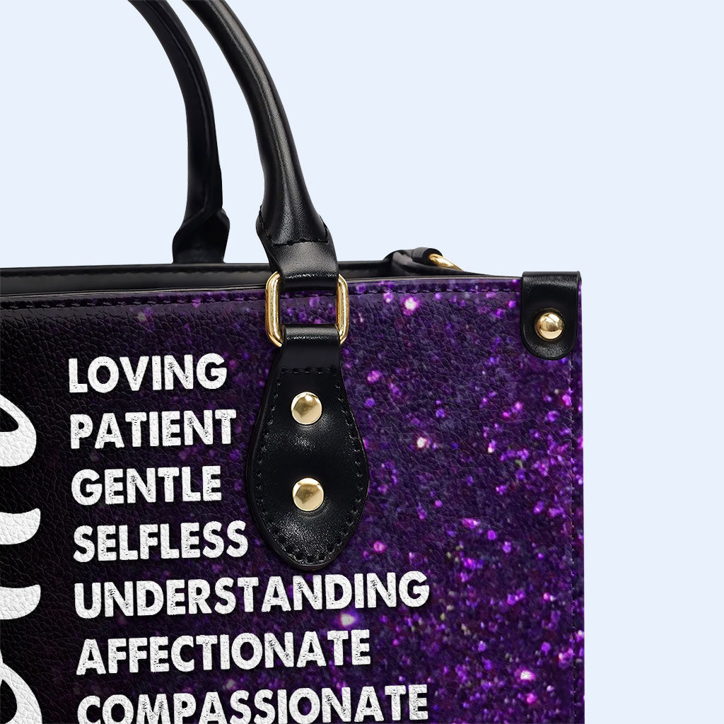 Mama - Personalisierte Lederhandtasche - MM46