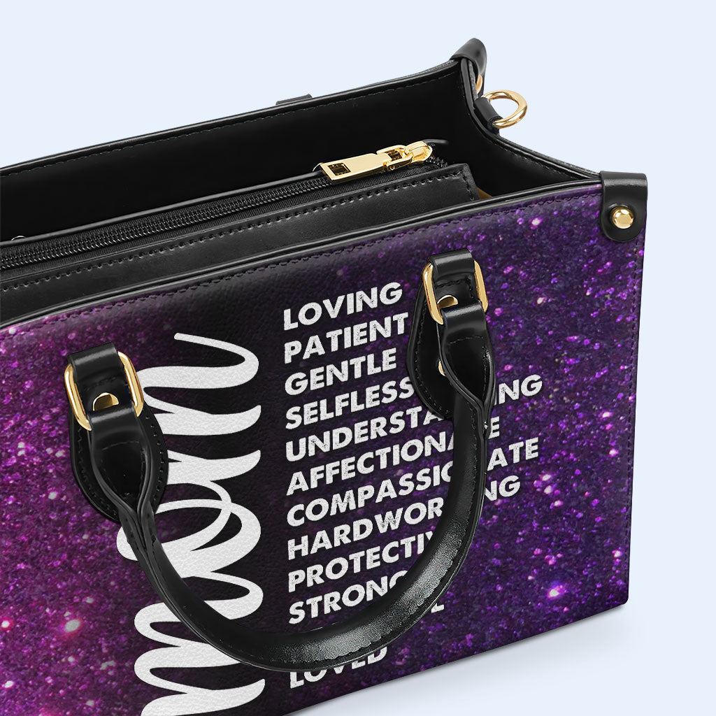 Mama - Personalisierte Lederhandtasche - MM46