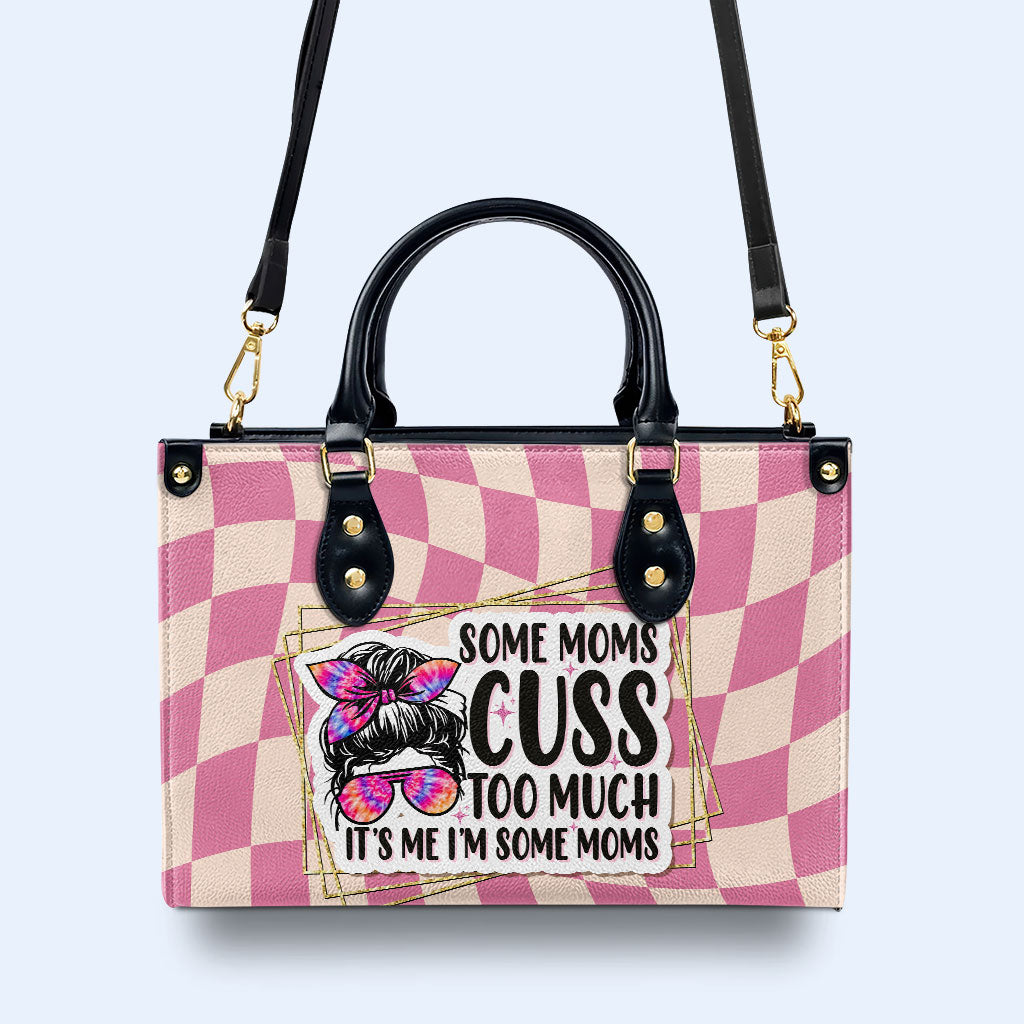 I’m Some Moms – Personalisierte Lederhandtasche – MM49